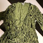 Baum Und Pferdgarten Allessia Wrap Dark Green Print Midi Maxi Dress Sz42 US 12 Photo 7