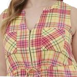 Torrid  Mini Challis Zip-Front Plaid Shirt Dress Photo 3