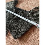 HYFVE Chasing The Dream Top In Black And Tan Women’s Cropped Long Puff Sleeves L Photo 4