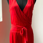 Bebe  Coral Romper with Ribbon Belt in Size XXS/XS Photo 0