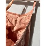 Pact Tropical Leaf Print Spaghetti Strap Mini Dress Coral Pink Size S Photo 6