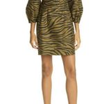 Veronica Beard Navi Olive green Black Animal Print Mini size 2 / xsmall Photo 1