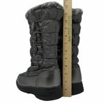 Aqua Stop Mongoose Winter Boots Faux Fur Lined Side Zipper Gray Size 7 Photo 4