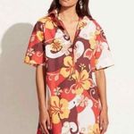Faithfull the Brand  Tropicana Shirt Mini Dress Ulani Floral Print Size XS Photo 6