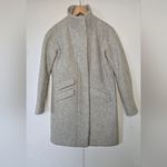 J.Crew  Cocoon Coat Jacket Womens Italian Stadium Cloth Wool Size 00 Photo 5