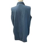 Disney Vintage Winnie The Pooh Denim Sleeveless Shirt Women’s L Photo 3