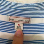 Gap Blue & White Striped Sleeveless Blouse Womens XS Tank Beachy Casual Top Photo 1