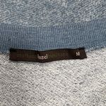 Floral Embroidered Sweatshirt M Blue Size M Photo 7