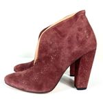 Ganni Vintage Glitter Suede Ankle Boots Size 38 NEW Photo 1