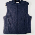 Talbots VINTAGE  Embroidered Zip-Up Vest L Photo 0