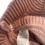 Moon & Madison Women's XS Mauve Pink Tan Knit V Neck Sweater Coquette Preppy Photo 4