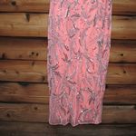 Mac Duggal  6030 Womens High Neck Embellished Mesh Gown With Slit Dress Coral Photo 12