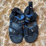 Ralph Lauren Polo by  Black and Blue Sandals with Adjustable Straps size 6 Photo 2