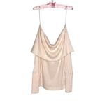 Free People Snow Bunny Off Shoulder Top Small Blush Pink Soft Knit NWT Photo 4