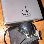 Calvin Klein New White Opulent Stainless Steel statement ring unique sz 7 Photo 7