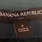 Banana Republic  Women's Blue Green Belted Knee Length Paperbag Pencil Skirt 4 Photo 3