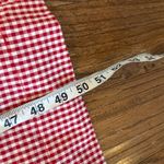 Rachel Zoe NWOT red gingham bow front midi dress size 8 Photo 8