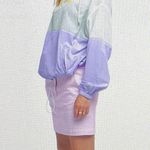 ASTR The Label Sawyer Windbreaker Pastel Colorblock Hooded, size L Photo 1