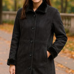 Calvin Klein Black Trench Coat with Luxurious Faux Fur
Condition: Pre-owned, Photo 0