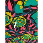 Leota  Dress Women's S Multi Blue Pink Bright Floral Marche Fleur V-Neck Maxi Photo 7