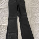 Meshki Black Faux Leather Pants Photo 0