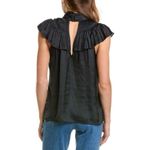 Ramy Brook  Journee Top Mock Neck In Black Photo 1