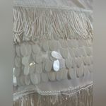 Eliza J Sequin and Fringe Blush Dress Size 8 Photo 8