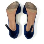 Nine West Women’s Blue Satin Weeding Shoes Photo 6