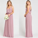 Show Me Your Mumu Kendall maxi dress in antique rose chiffon NEW SMALL Photo 5