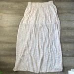 ALC Frank A.L.C. Pink Pastel Water Color Silk Maxi Skirt Size 6 Photo 3