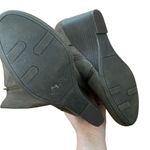 Fergalicious women size 7.5 gray leather tall knee boots comfortable heeled shoe Photo 5