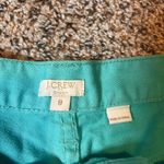 J.Crew  Stretch Shorts Casual Everyday Green‎ Size 8 Photo 1