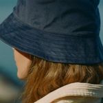 Anthropologie Fine Corduroy Navy Bucket Hat Photo 1