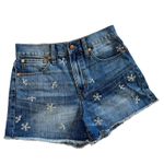 Madewell The Perfect Jean Short: Daisy Embroidered Edition Photo 4