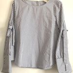 Sweet Wanderer Striped Cuff Top Photo 0