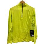 Nathan Dashlite 1/4 Zip Long Sleeve Running Wicking Top Size Medium NWT Yellow Photo 0