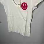 Juicy Couture White Short Sleeve Tee with Pink Logo NWT Photo 3