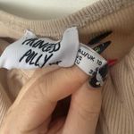 Princess Polly Women’s 6 Tan Ribbed Cropped Longsleeve Photo 1