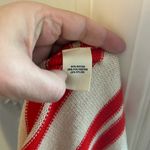 Marled cozy sweater size XL w/stripes & side detail. Wide sleeves. Priced 2 sell Red Photo 7
