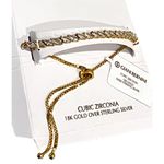 Giani Bernini NEW BOLO BRACELET 18k Gold Plate Cubic Zirconia Marquise Cut NWT Photo 3