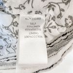 Fate Linen Patchwork Stripe Cropped Jacket White Black Size M Cottage Boho Lagom Size M Photo 5