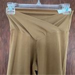 Aerie NWT Offline Real Me Crossover Flare Leggings Gold Medium Photo 4