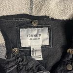 Forever 21 EUC denim and cotton jacket removable hood Photo 4