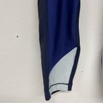 Under Armour Blue Black High Rise Leggings Yoga Pants Womens S Retro Sport Photo 3