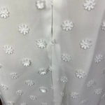 LIONESS  Cross Back Layered Folk Midaxi‎ Dress in White Boho Size US Small Photo 10