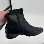 Wolky short black side zip short booties round toe warm winter size 38 / US 7 Photo 3