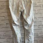 Fabletics Women’s Powerhold High Waisted white/pastel print leggings, Medium Photo 1