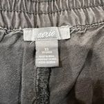 Aerie  American Eagle Pull On Frayed Hem Shorts Women’s XS Charcoal Gray Cutoff Photo 3