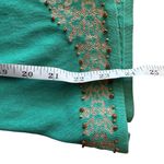 Nanette Lepore  Beaded Y2K Tank Top Small Sea Foam Green Beach Boho Festival Photo 6