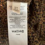 Free People Crop Tie Leopard Print Celia Blouse Sz S Photo 4
